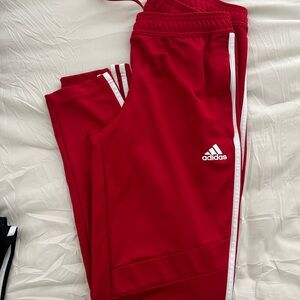 Adidas Kids Red Track Pants